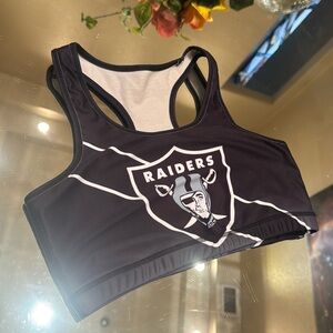 Raiders Football Sports Bra